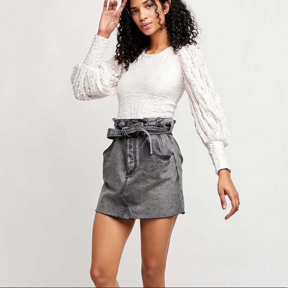 Free People Dresses & Skirts - Free People East of Eden denim mini skirt
